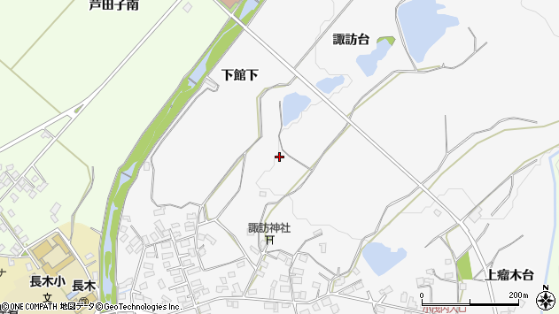 〒017-0024 秋田県大館市大茂内の地図