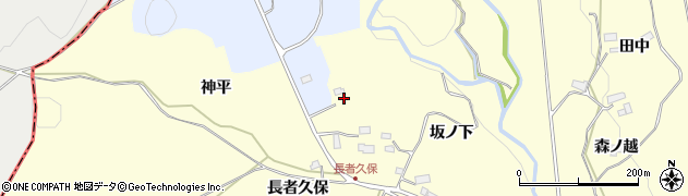秋田県鹿角市十和田山根（神平）周辺の地図