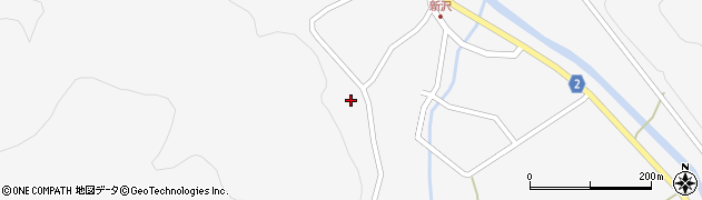 秋田県大館市雪沢雪沢周辺の地図