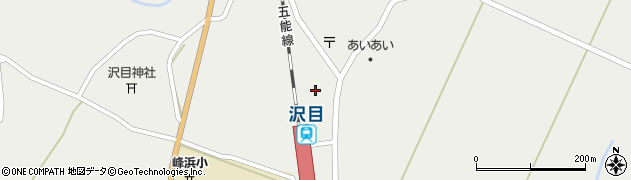 秋田県山本郡八峰町峰浜水沢寺ノ後周辺の地図