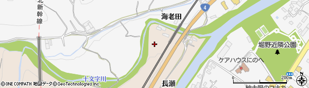 岩手県二戸市米沢（下平）周辺の地図