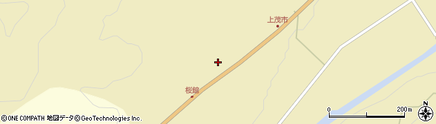 青森県三戸郡田子町茂市周辺の地図
