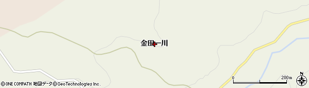 岩手県二戸市上斗米金田一川周辺の地図