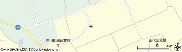 秋田県大館市岩瀬横道下周辺の地図