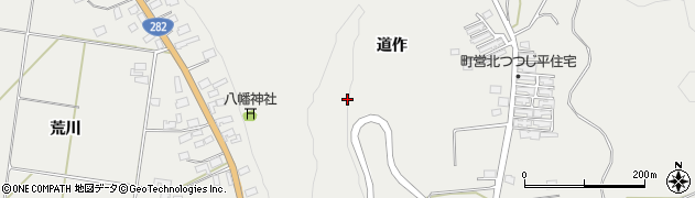 秋田県鹿角郡小坂町荒谷周辺の地図