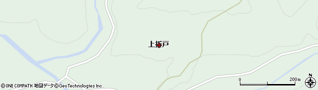 秋田県鹿角市十和田大湯上折戸周辺の地図