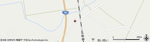 秋田県山本郡八峰町峰浜水沢水沢32周辺の地図