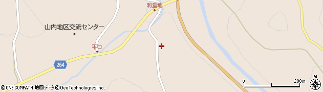 岩手県軽米町（九戸郡）山内（第３０地割）周辺の地図