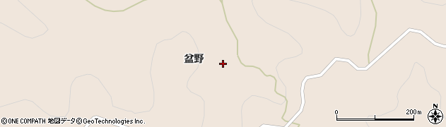 岩手県二戸市下斗米盆野3周辺の地図