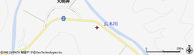 秋田県大館市雪沢大明神16周辺の地図