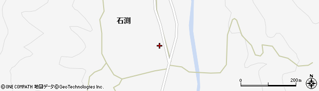 秋田県大館市雪沢石渕52周辺の地図