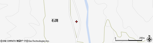 秋田県大館市雪沢石渕132周辺の地図