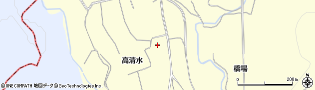 秋田県鹿角市十和田山根（向崎）周辺の地図