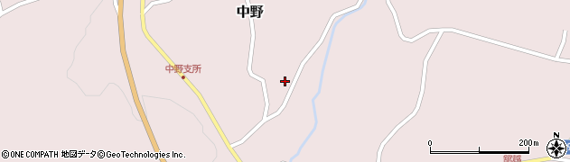 岩手県洋野町（九戸郡）中野（第４地割）周辺の地図