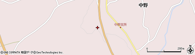 岩手県洋野町（九戸郡）中野（第５地割）周辺の地図