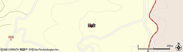 岩手県二戸市仁左平（篠倉）周辺の地図