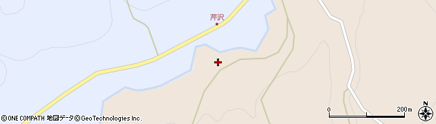 岩手県二戸市下斗米（外芹沢）周辺の地図