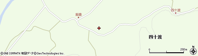 青森県田子町（三戸郡）原（飯豊）周辺の地図