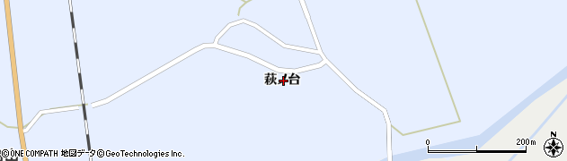 秋田県山本郡八峰町峰浜目名潟萩ノ台周辺の地図