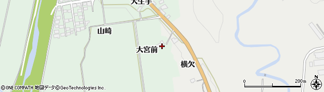 秋田県鹿角郡小坂町小坂大宮前周辺の地図