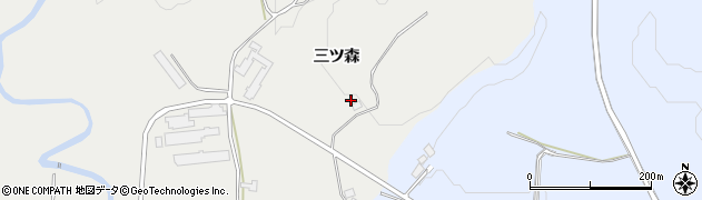 秋田県小坂町（鹿角郡）荒谷（沖ノ平）周辺の地図