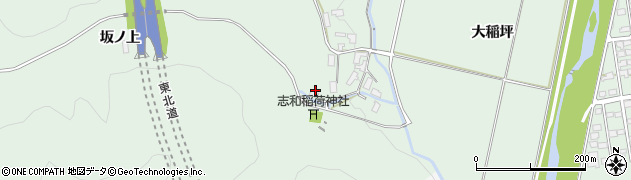 秋田県鹿角郡小坂町小坂沢周辺の地図