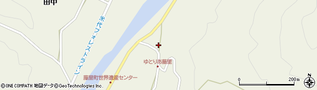 秋田県山本郡藤里町藤琴突山下周辺の地図