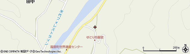 秋田県藤里町（山本郡）藤琴（突山下）周辺の地図