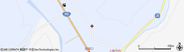 岩手県軽米町（九戸郡）上舘（第３０地割）周辺の地図