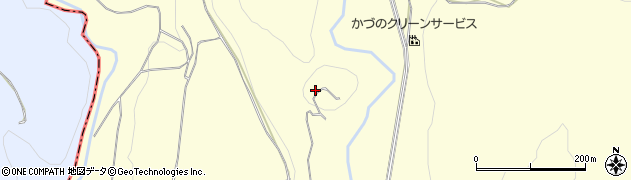 秋田県鹿角市十和田山根（舘ケ沢）周辺の地図