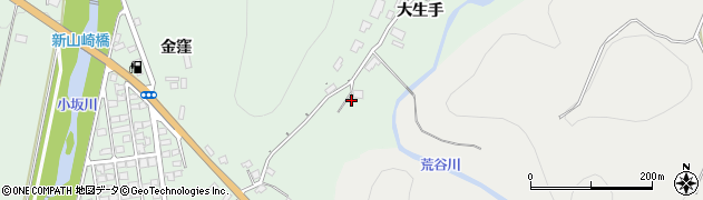 秋田県鹿角郡小坂町小坂大生手19周辺の地図