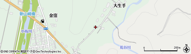 秋田県鹿角郡小坂町小坂大生手3周辺の地図