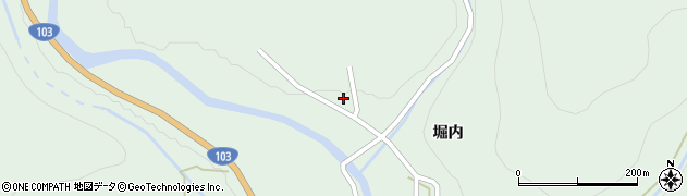 秋田県鹿角市十和田大湯（二倉）周辺の地図