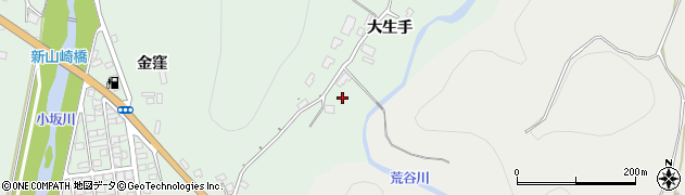 秋田県鹿角郡小坂町小坂大生手18周辺の地図