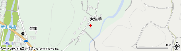 秋田県鹿角郡小坂町小坂大生手31周辺の地図