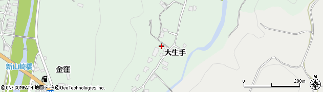 秋田県鹿角郡小坂町小坂大生手52周辺の地図