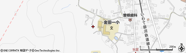 岩手県二戸市金田一野月10周辺の地図