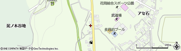 秋田県大館市花岡町猫鼻5周辺の地図