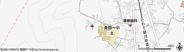 岩手県二戸市金田一野月5周辺の地図