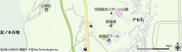 秋田県大館市花岡町猫鼻6周辺の地図