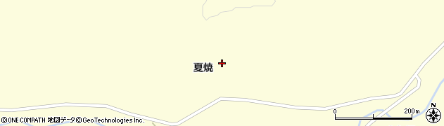 青森県三戸町（三戸郡）斗内（夏焼）周辺の地図