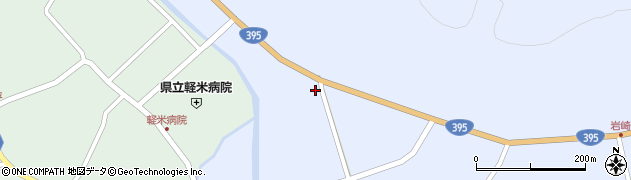 岩手県軽米町（九戸郡）上舘（第１３地割）周辺の地図