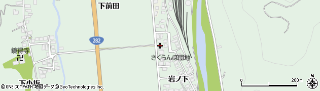 秋田県鹿角郡小坂町小坂岩ノ下99周辺の地図