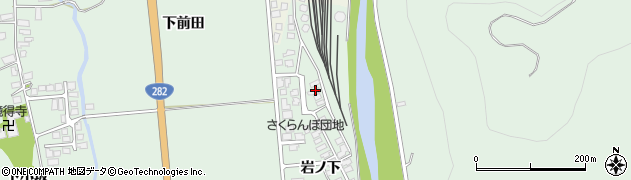 秋田県鹿角郡小坂町小坂岩ノ下31周辺の地図