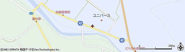 八戸白洗舎　軽米店周辺の地図