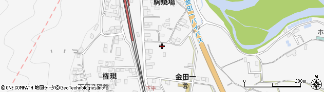 岩手県二戸市金田一駒焼場8周辺の地図