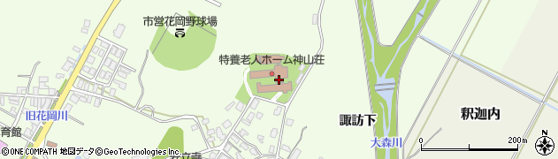 特別養護老人ホーム神山荘周辺の地図