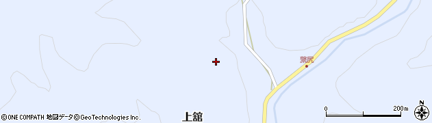 岩手県軽米町（九戸郡）上舘（第３３地割）周辺の地図