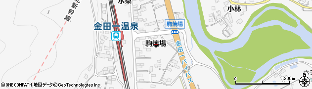 岩手県二戸市金田一駒焼場周辺の地図