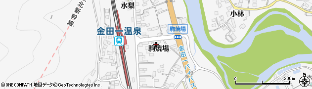 岩手県二戸市金田一駒焼場34周辺の地図